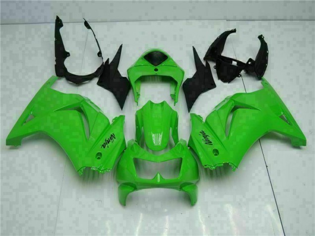 Vert Noir Ninja 08-12 EX250 Carénage Moto Vert Noir Ninja 08-12 EX250 Carénage Moto