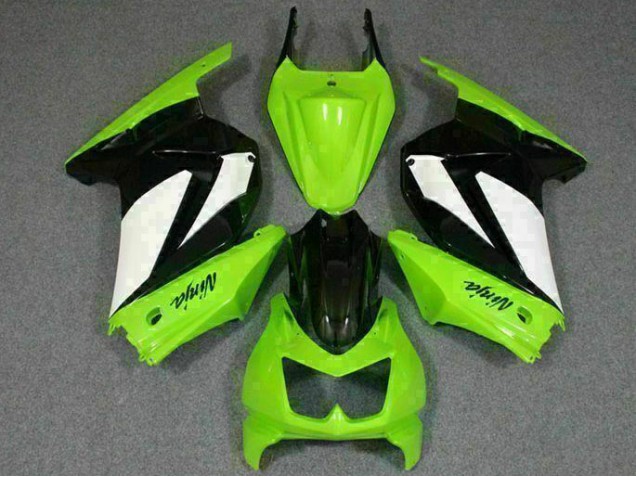 Vert Noir Ninja 08-12 EX250 Carrosserie Moto Vert Noir Ninja 08-12 EX250 Carrosserie Moto