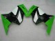 Vert Noir Ninja 08-12 EX250 Kit Carénages Motos Complet