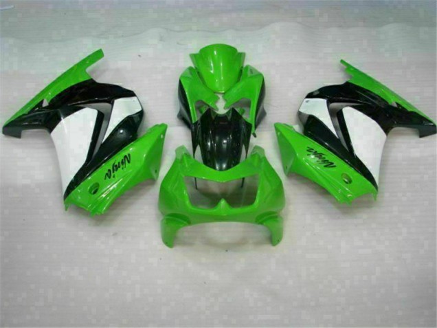 Vert Noir Ninja 08-12 EX250 Kit Carénages Motos Complet