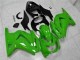 Vert Noir Ninja 08-12 EX250 Kit Carénages Motos & Plastique Vert Noir Ninja 08-12 EX250 Kit Carénages Motos & Plastique