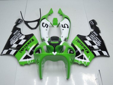 Vert Noir et Blanc 96-03 ZX7R Carénage Moto