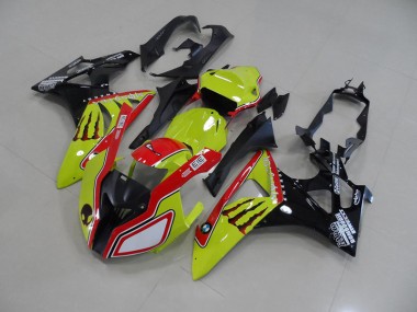 Vert Rouge Monster 09-14 S1000RR Carénage Moto