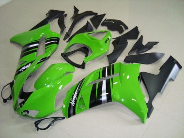 Vert et Argent Bande 07-08 ZX6R Carénage Moto