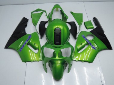 Vert et Noir 00-01 ZX12R Carénage Moto