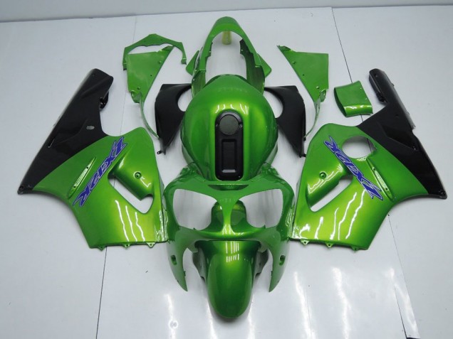 Vert et Noir 00-01 ZX12R Carénage Moto Vert et Noir 00-01 ZX12R Carénage Moto