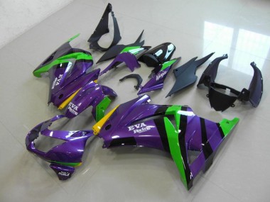 Violet EVA Courses 08-12 ZX250R Carénage Moto